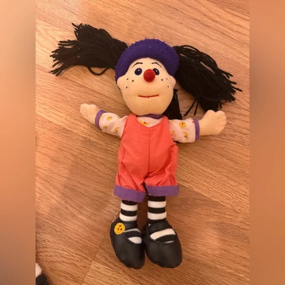 RARE VINTAGE- The Big Comfy Couch Dolls (set of 2) 1997 edition